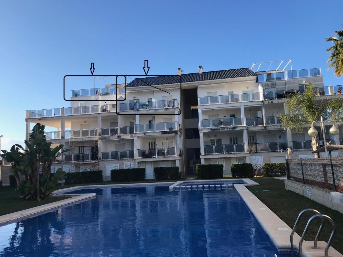 Апартаменты Penthouse Playa Rabdells Oliva With Pool And Seaview Экстерьер фото